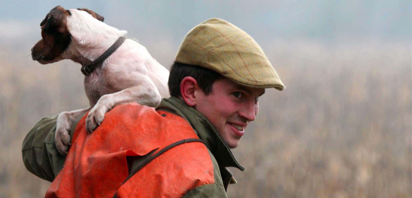 jeune chasseur et son chien