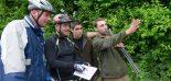 chasseurs et vtt en foret