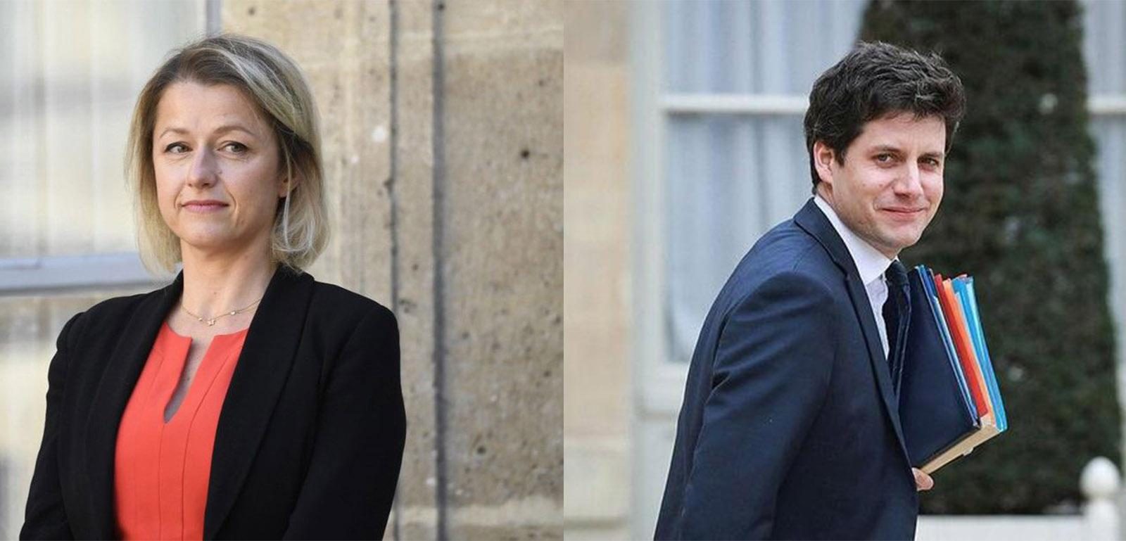 Les Ministres Barbara Pompili et Julien Denormandie