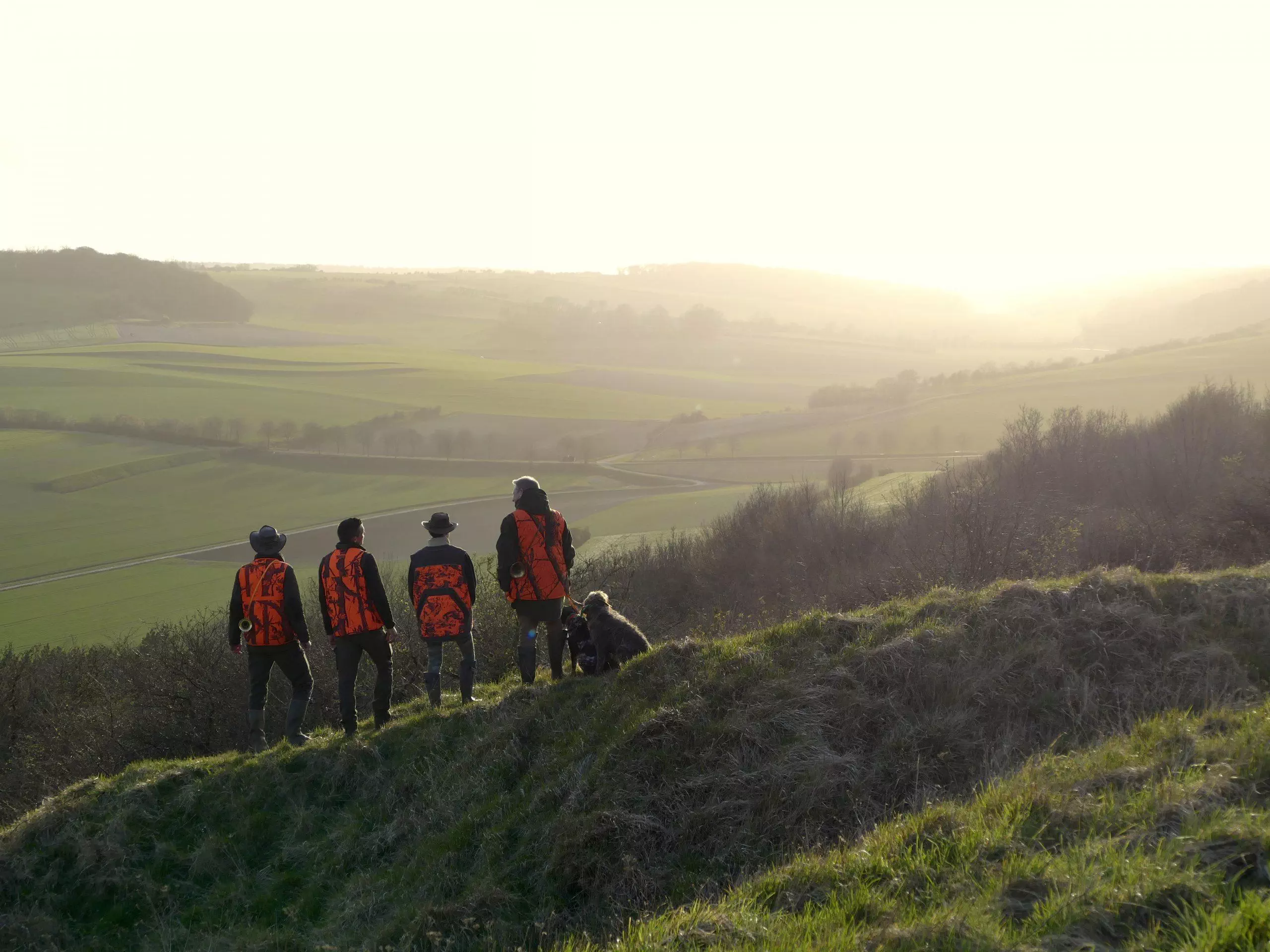 Les chasseurs à la télévision pour la première fois