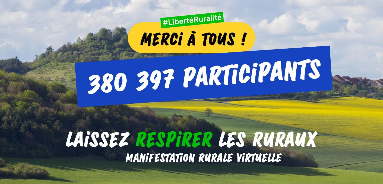 mobilisation ruralité : manifestation rurale en ligne