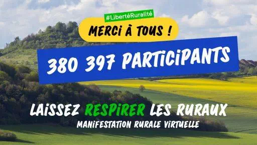 mobilisation ruralité : manifestation rurale en ligne