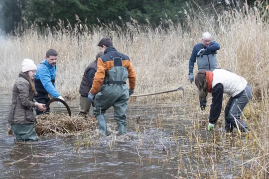 Chasseurs bénévoles en action
