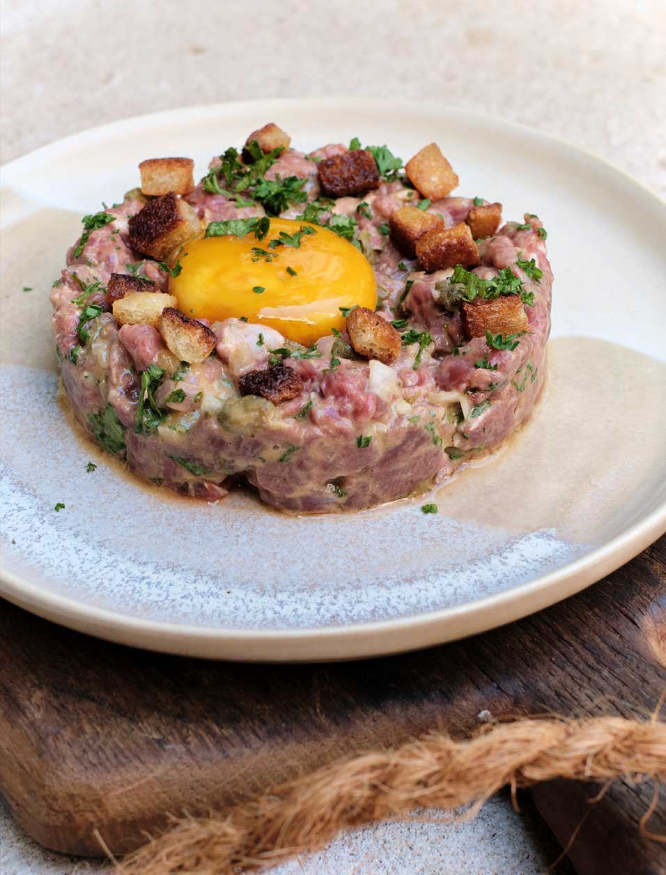 Tartare de chevreuil
