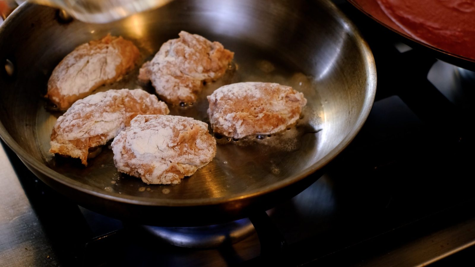 Cuisson des boulettes de sanglier
