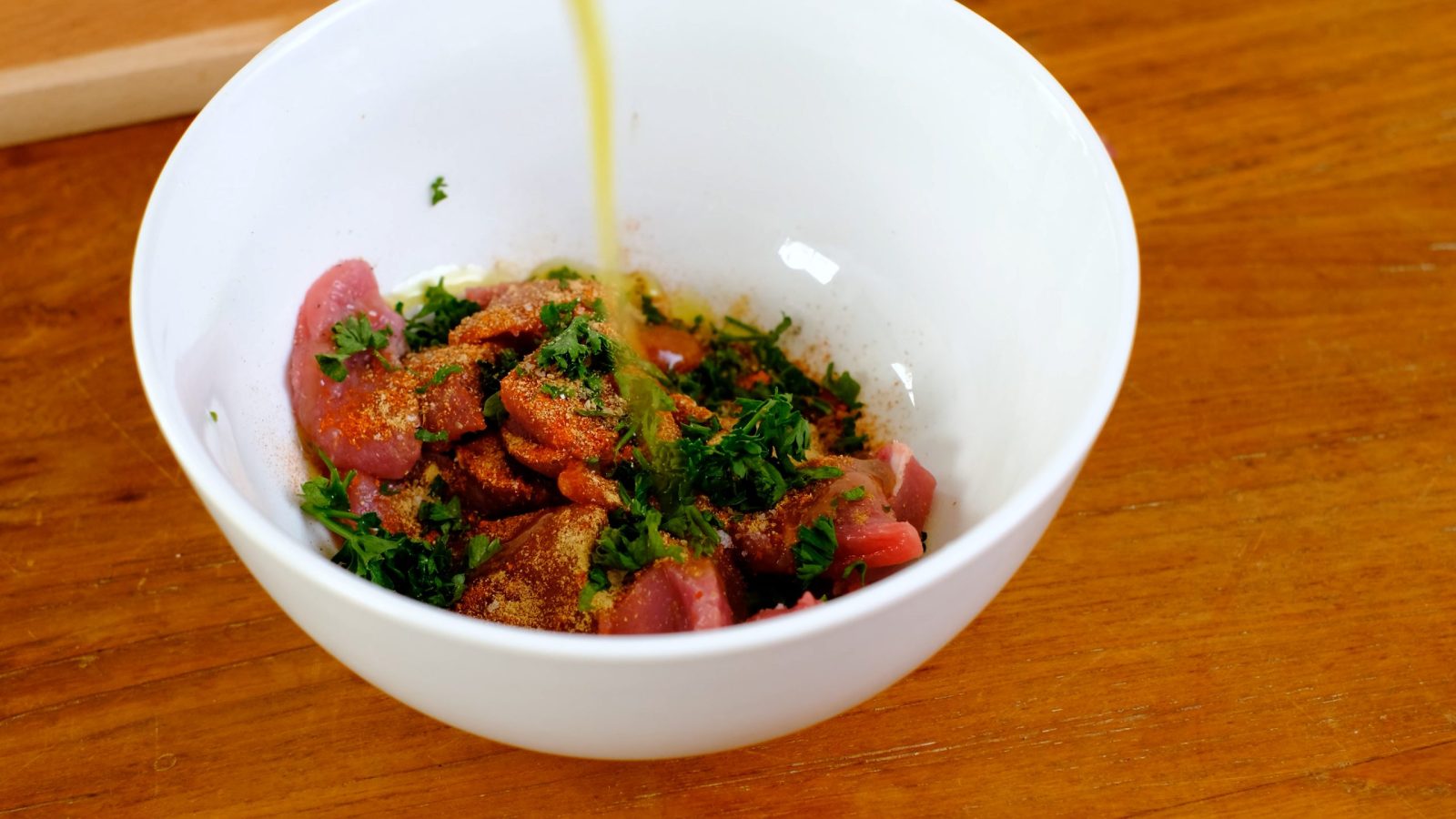 Préparation de la marinade pour la faisan