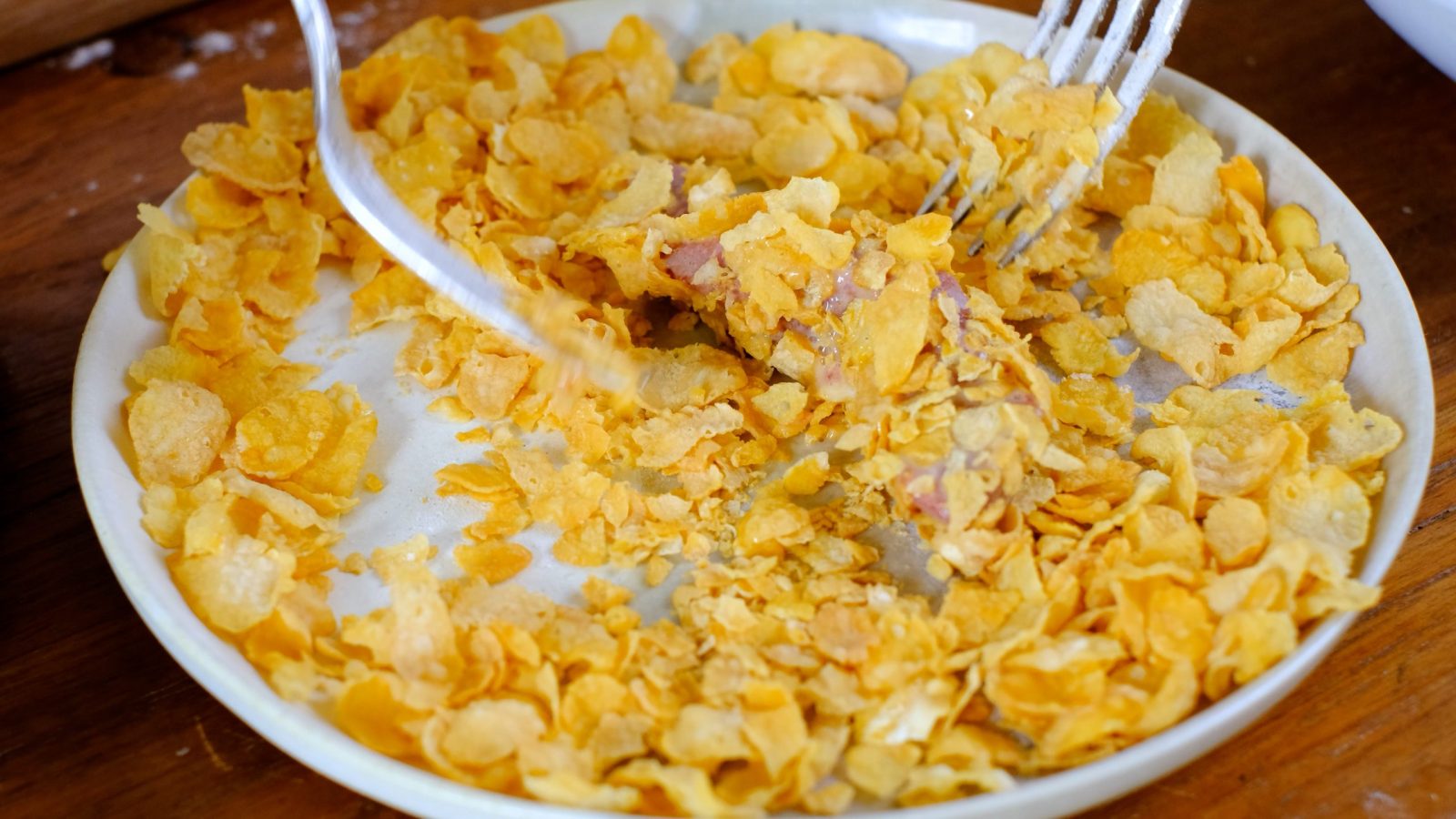 Aiguillette de faisan panées dans le corn flakes