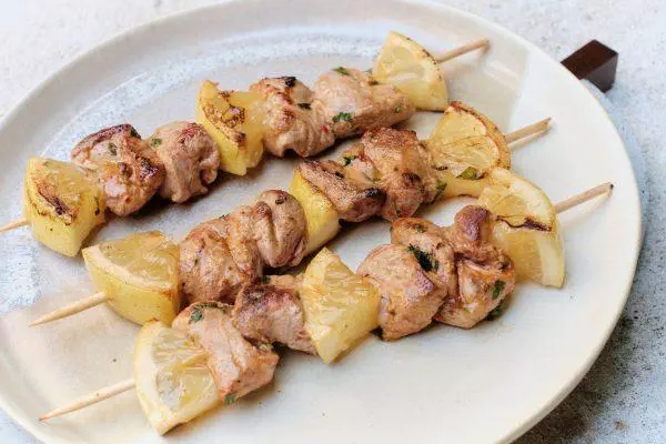 Brochettes de faisan