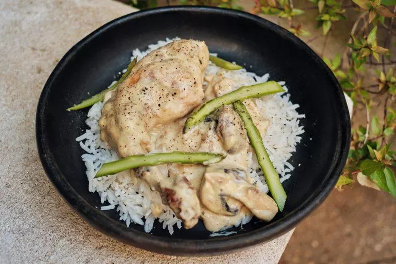 Lapin à la moutarde