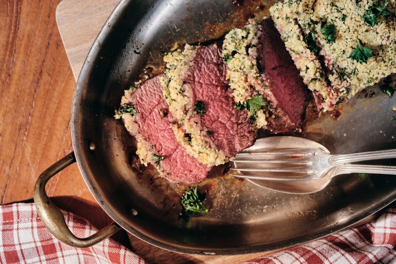 Rôti de biche en croûte