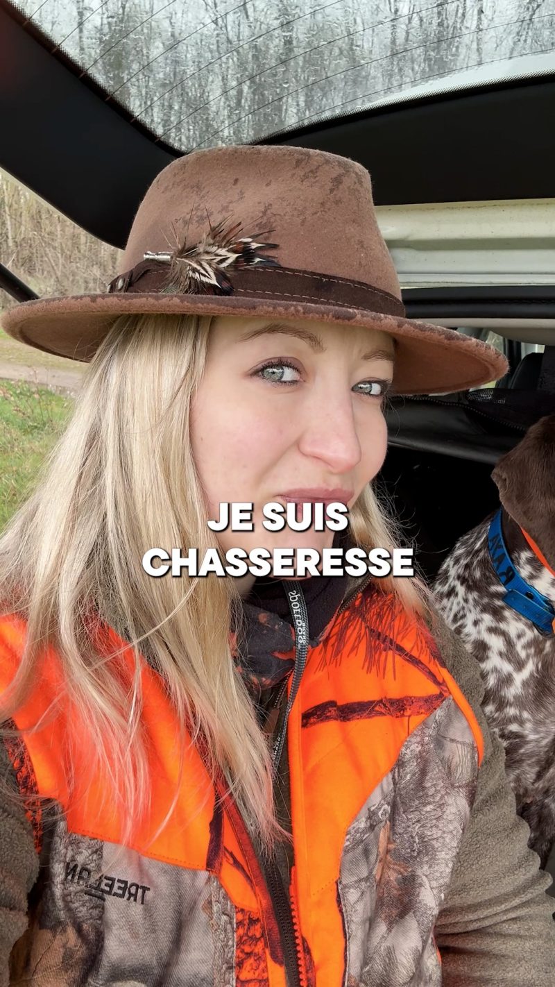 Marie, conductrice poids lourds et chasseresse
